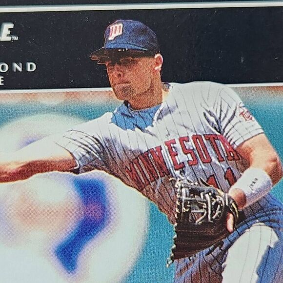 Robin Ventura Chuck Knoblauch 1992 baseball card Minnesota twins pinnacle #119 - Picture 3 of 6